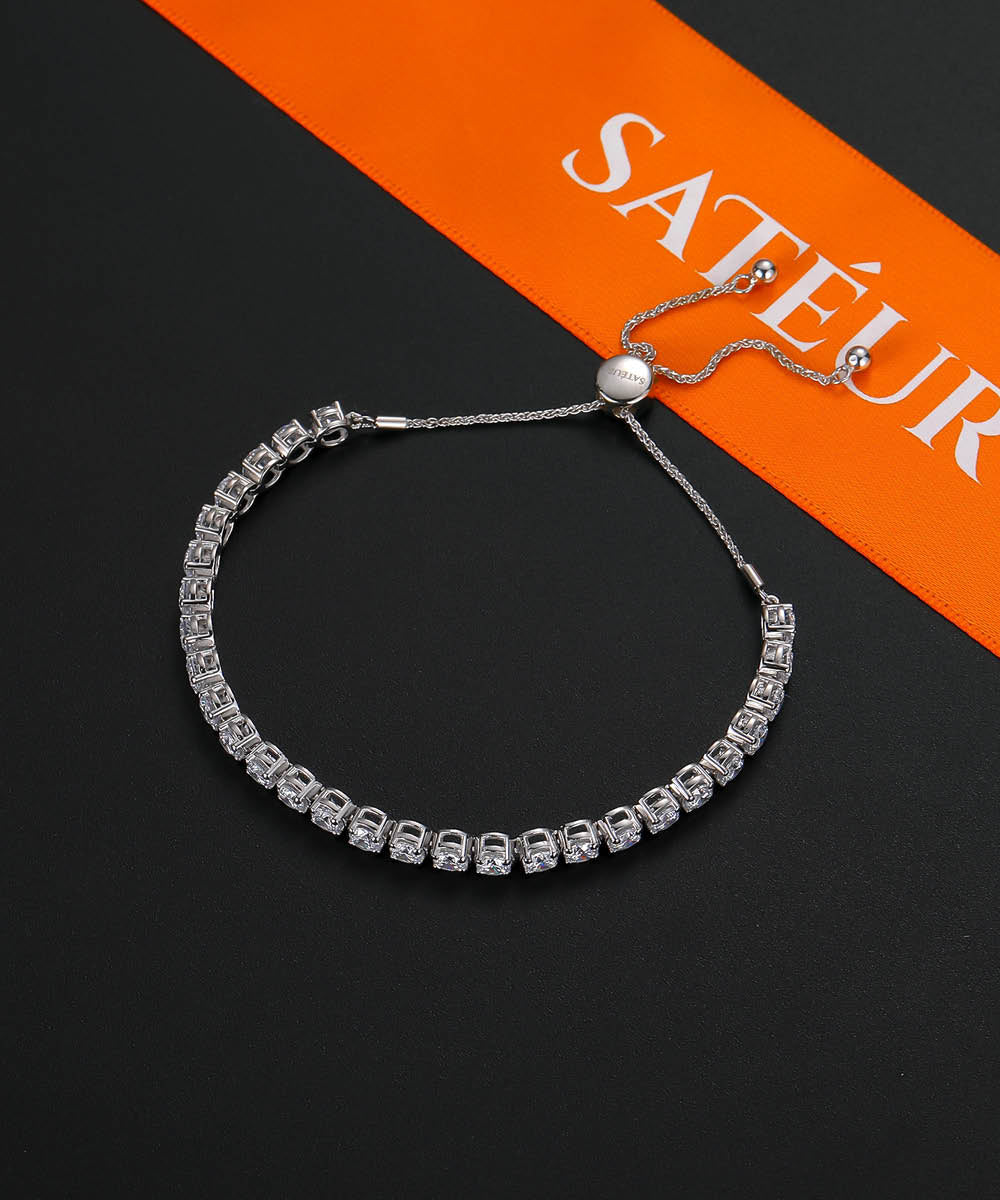 Satéur Destinée Secrète Diamond Bracelet™, 18K White Gold