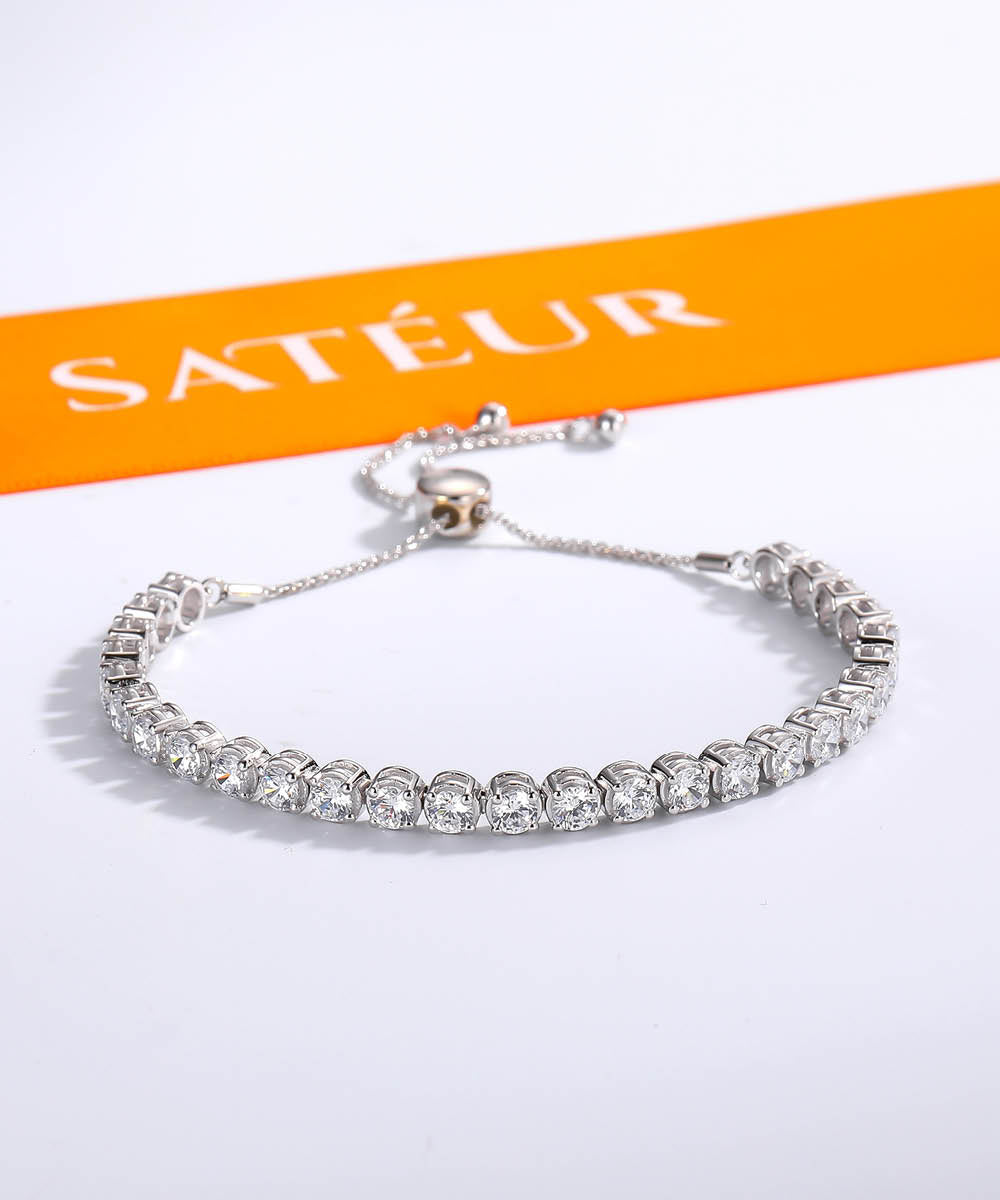 Satéur Destinée Secrète Diamond Bracelet™, 18K White Gold