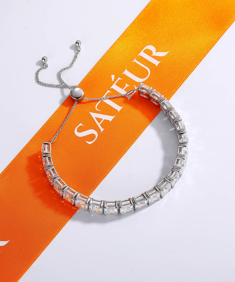Satéur Promesse Diamond Bracelet™, 18K White Gold