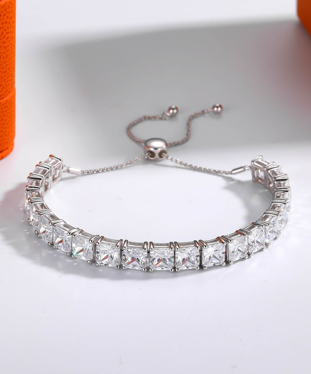Satéur Promesse Diamond Bracelet™, 18K White Gold
