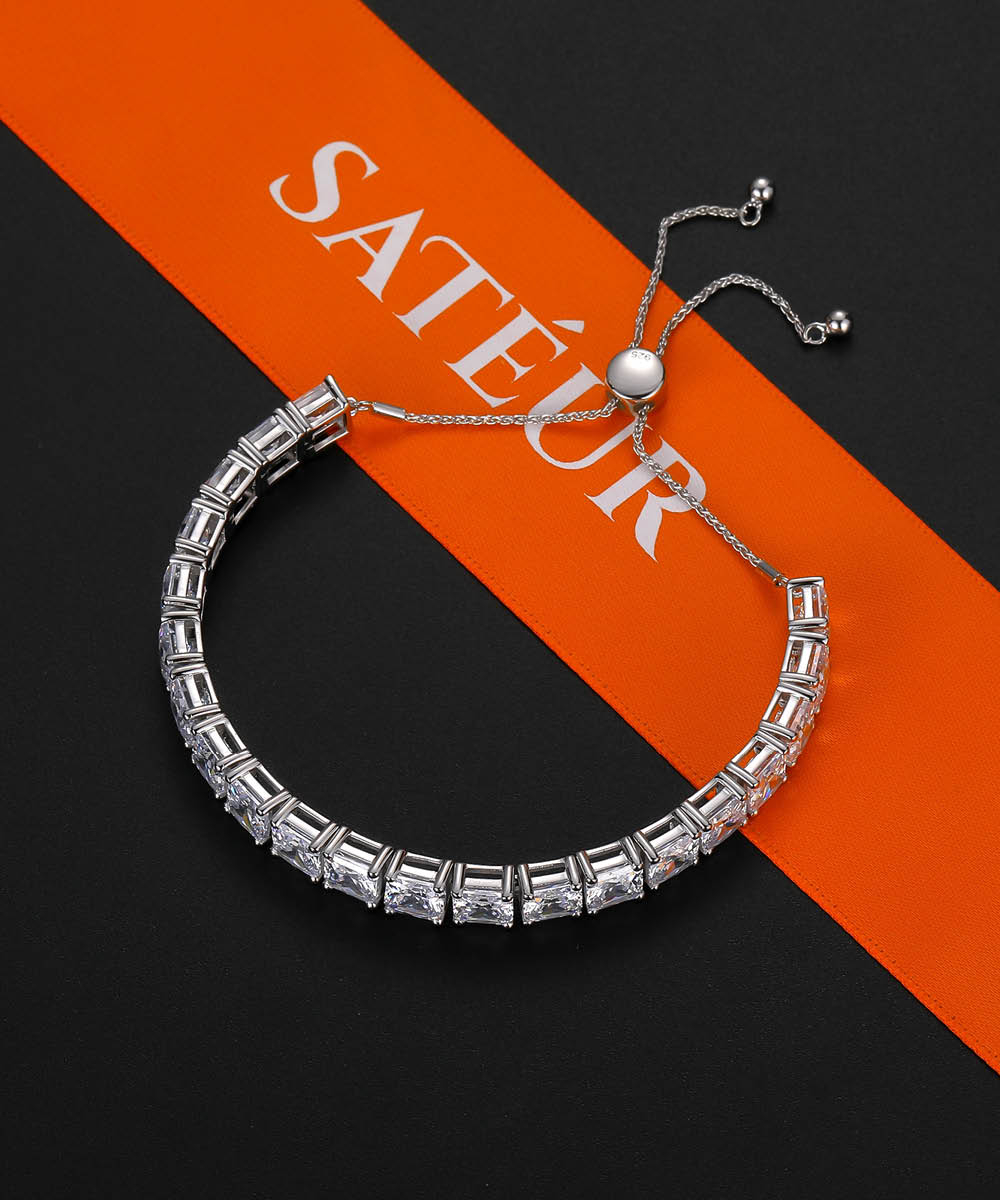 Satéur Promesse Diamond Bracelet™, 18K White Gold