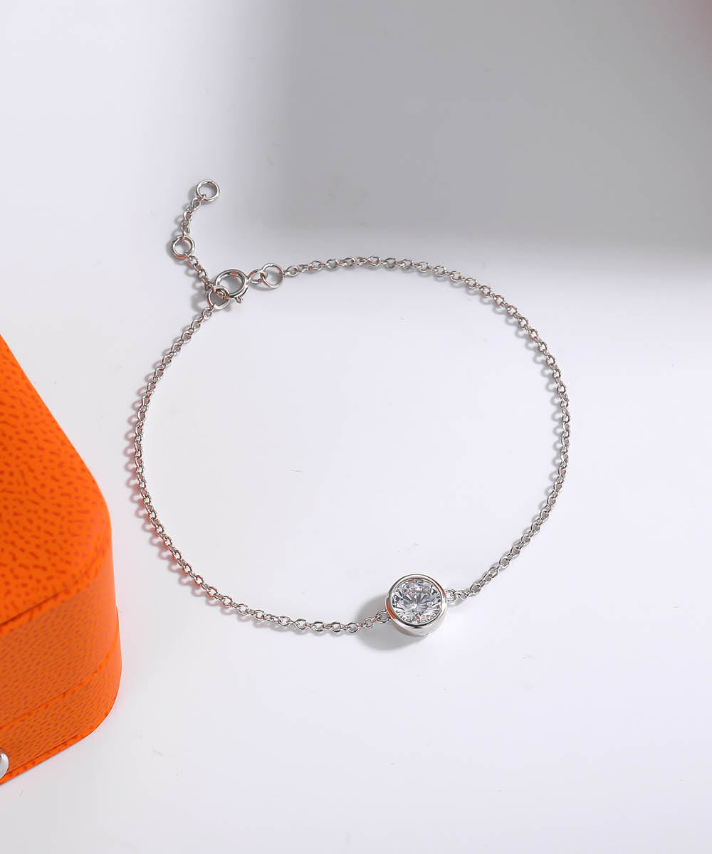Satéur Élégante Diamond Bracelet™, 18K White Gold