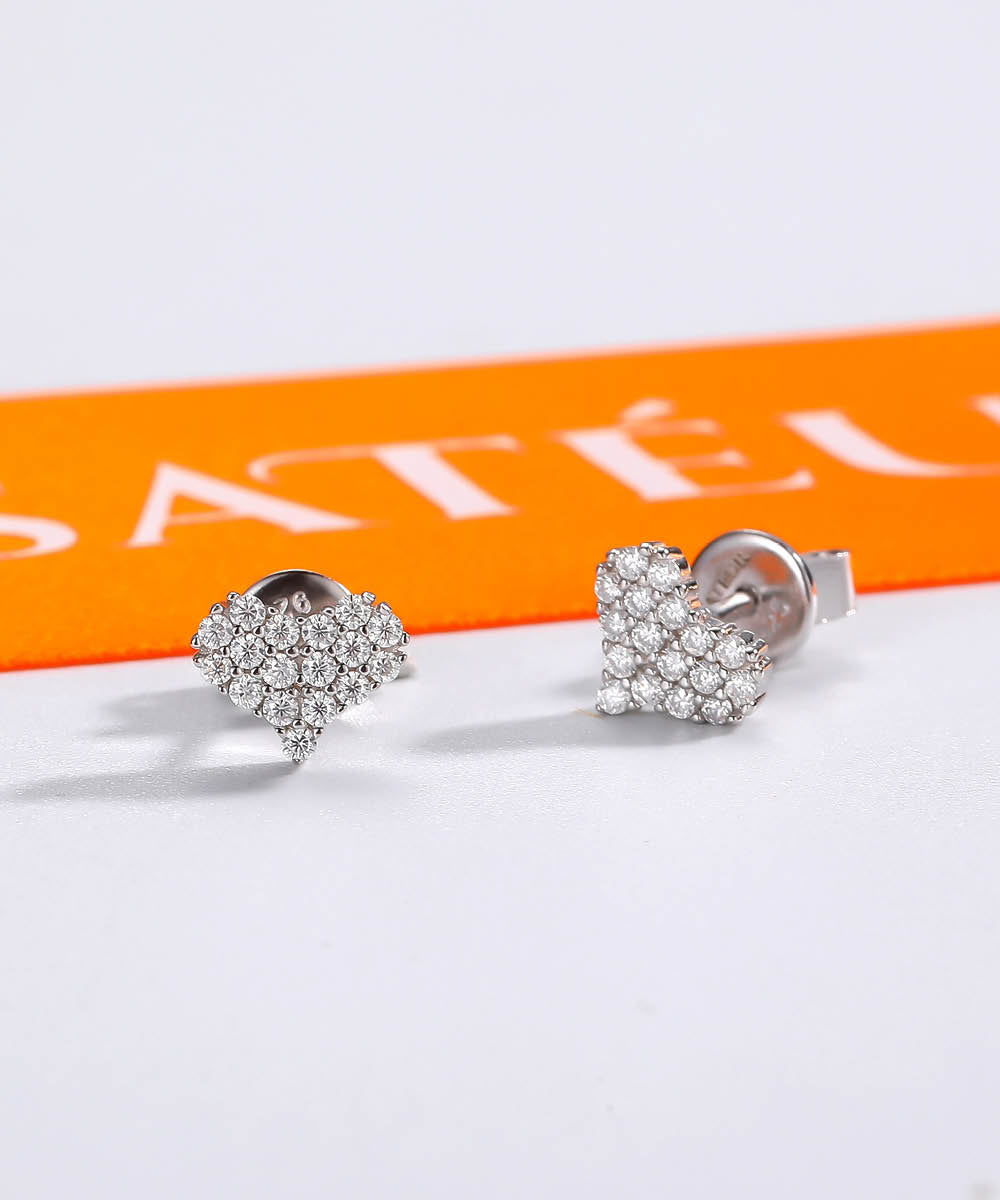 Satéur Préféré Diamond Earrings™, 18K White Gold