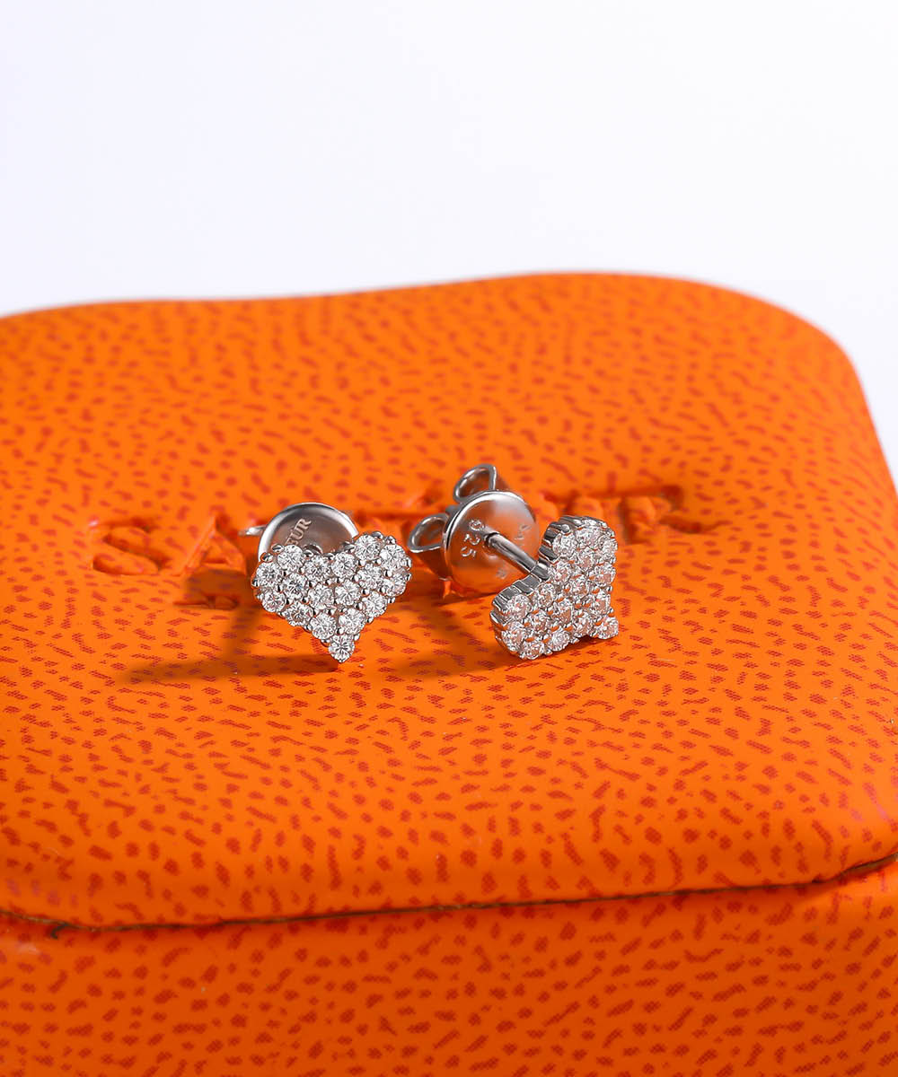 Satéur Préféré Diamond Earrings™, 18K White Gold