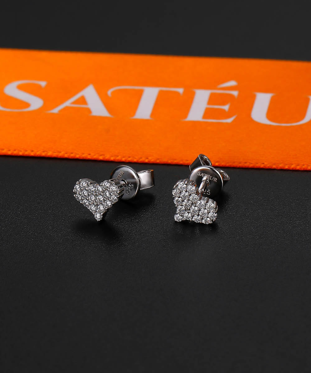 Satéur Préféré Diamond Earrings™, 18K White Gold