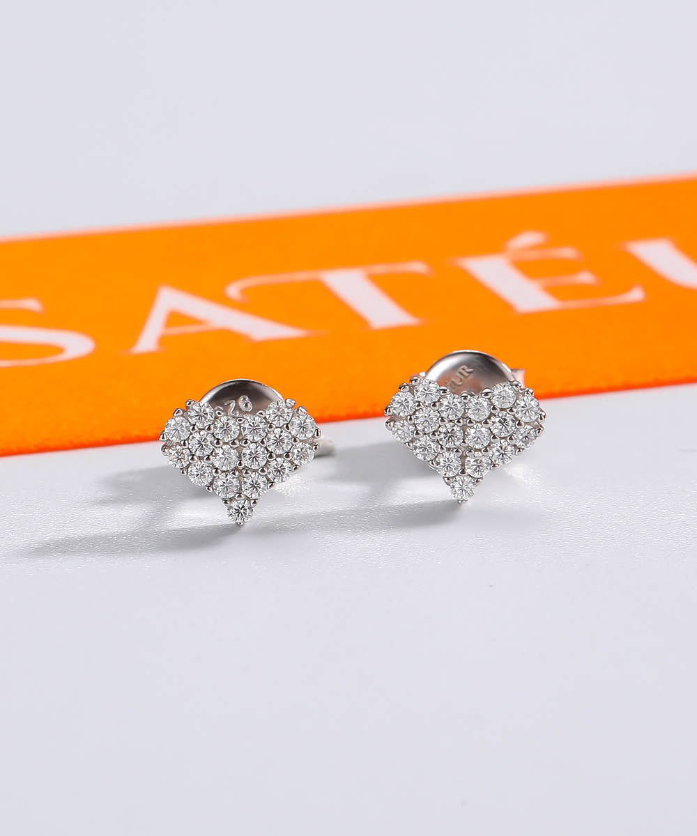Satéur Préféré Diamond Earrings™, 18K White Gold