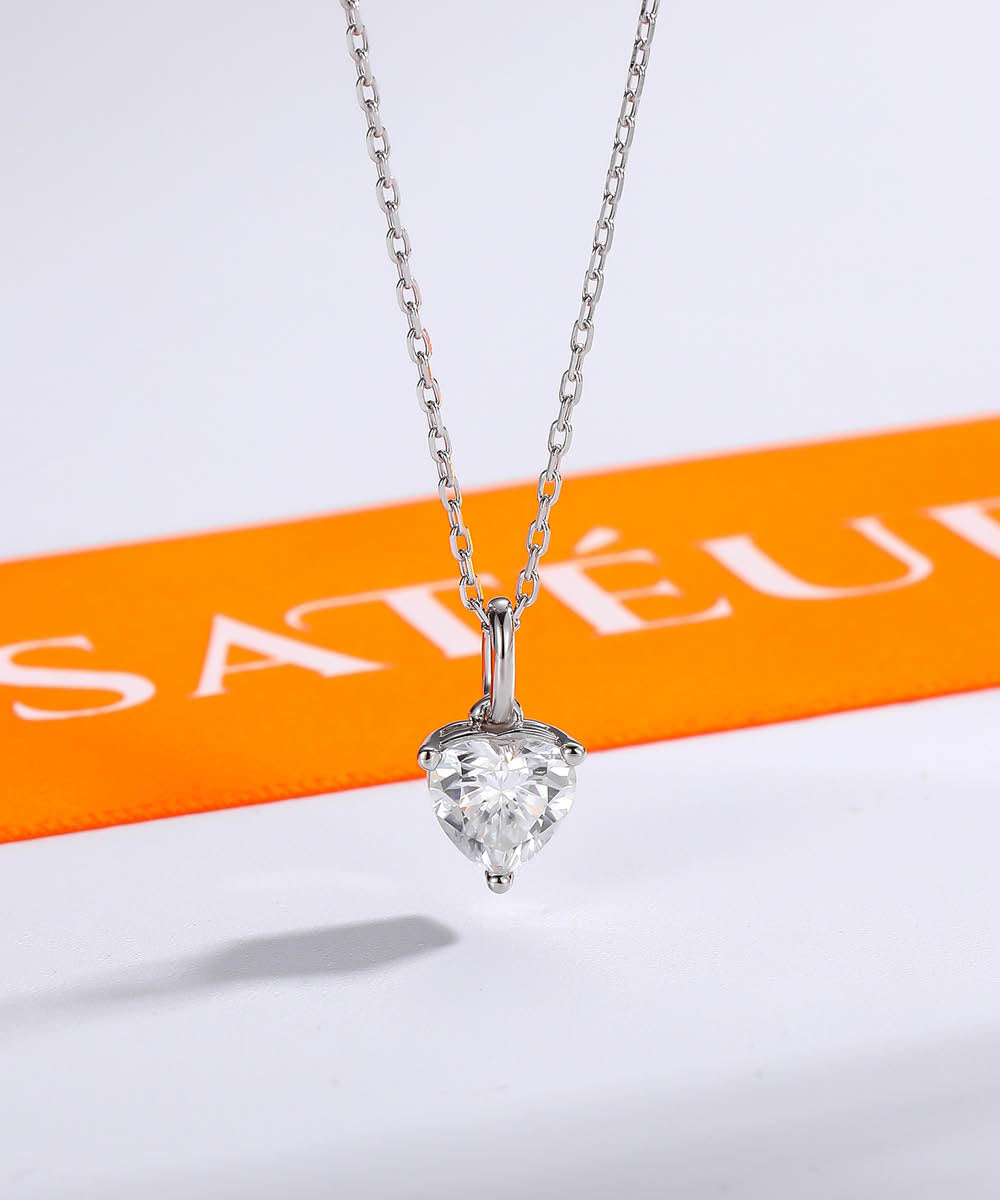 Satéur T'aimer Diamond Necklace™, 18K White Gold