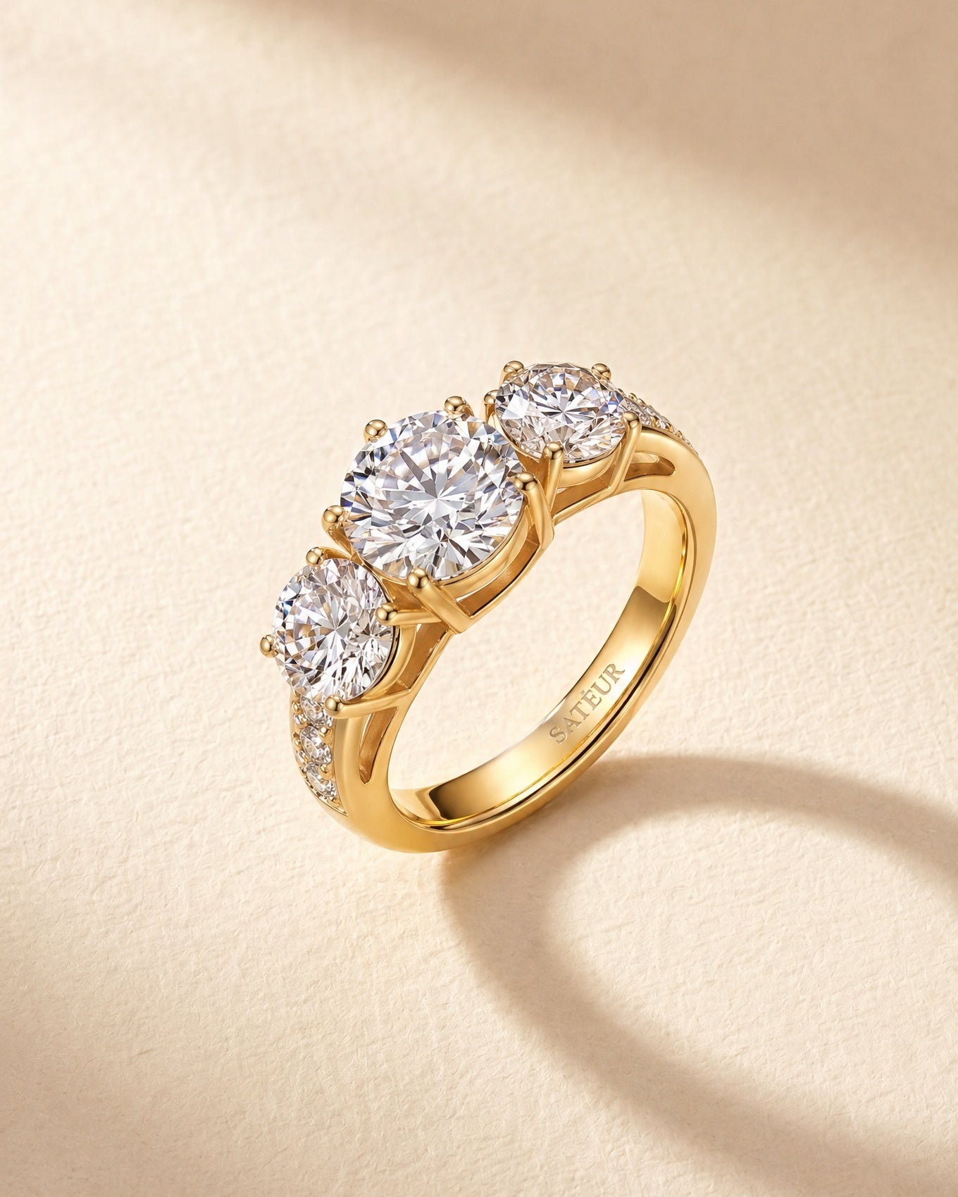 Satéur Aurous Gold Trinité Ring™