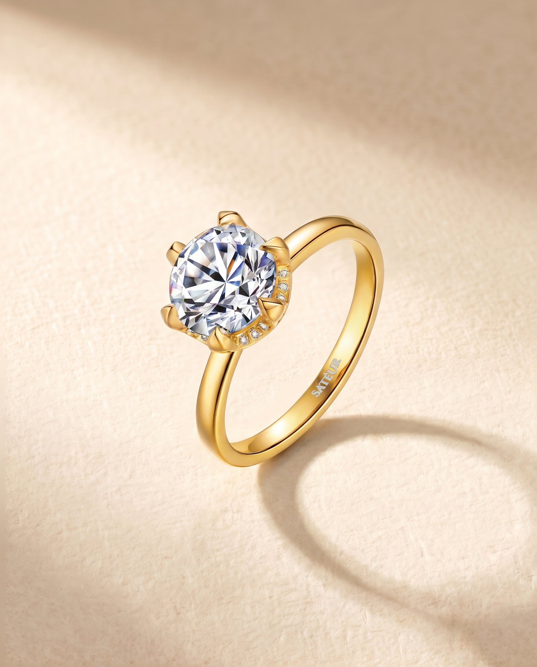 Satéur Aurous Gold Halo Ring™