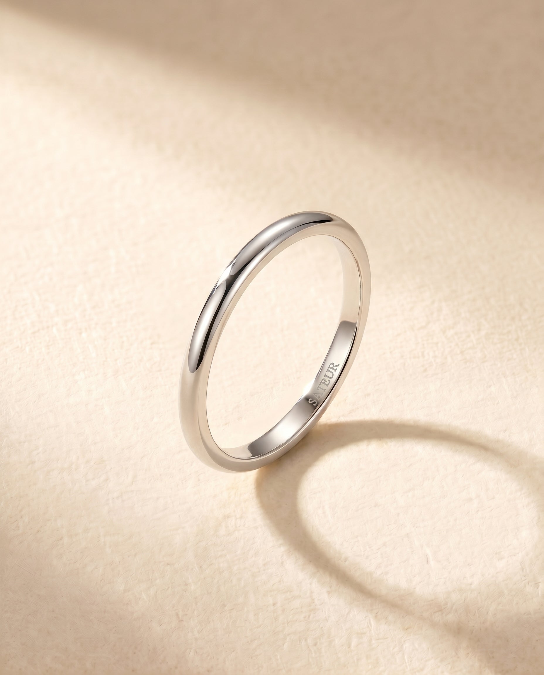 Satéur Empiler 1874 Diamond Ring™, 18K White Gold