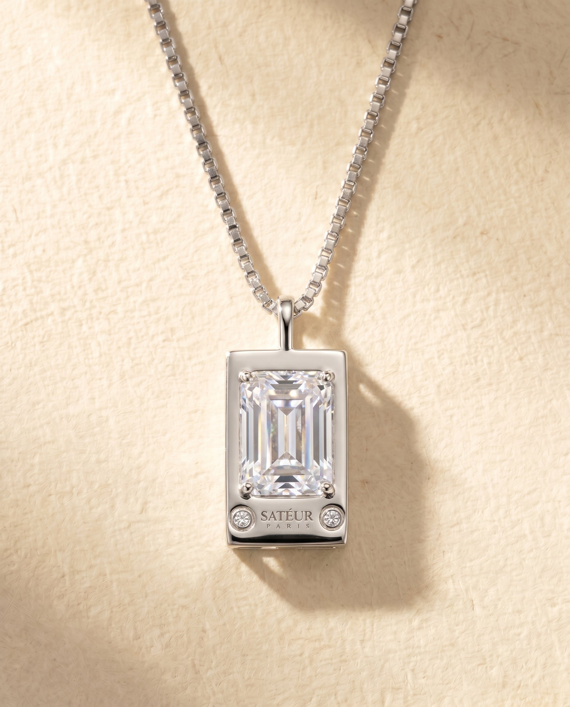 Satéur Parisian Treasure® Emerald 925 Necklace