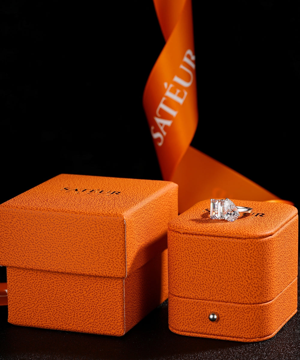 Satéur Duo Alchimie Diamond Ring™, 18K White Gold