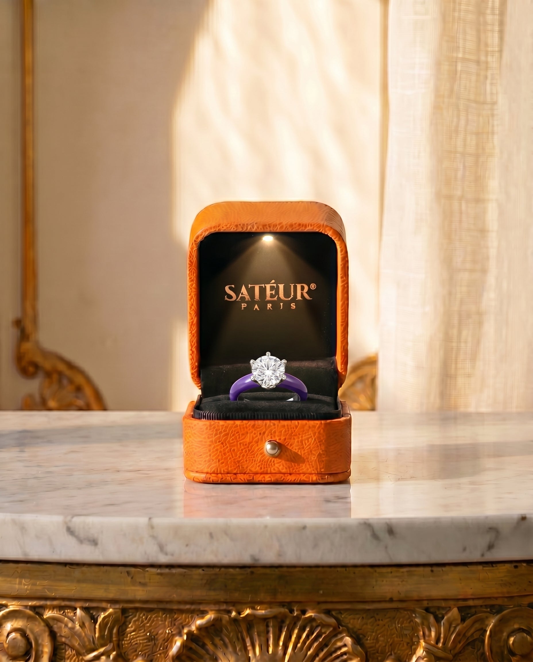 Satéur Colorée Amethyst Ring™
