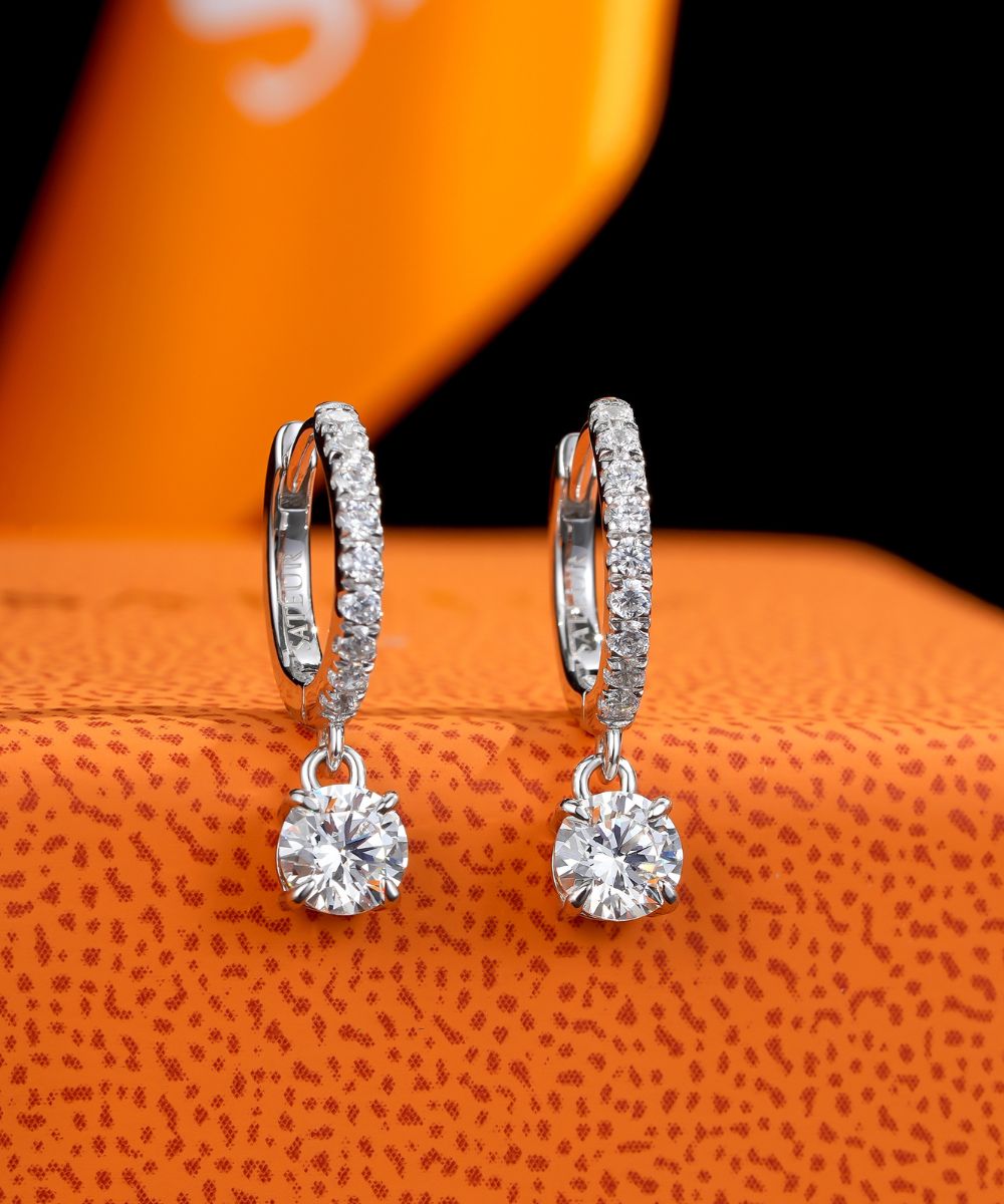 Satéur Jardin 1682 Diamond Earrings™, 18K White Gold