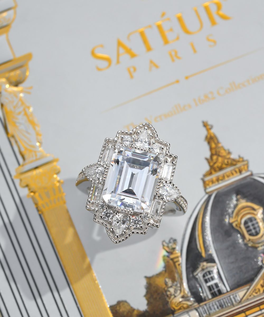 Satéur Héritage 1682 Diamond Ring™, 18K White Gold