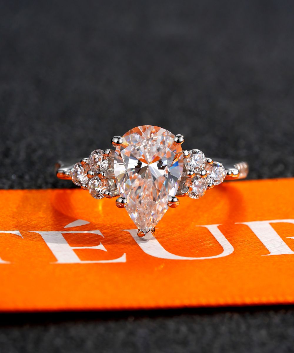 Satéur Palais Perlé Diamond Ring™, 18K White Gold