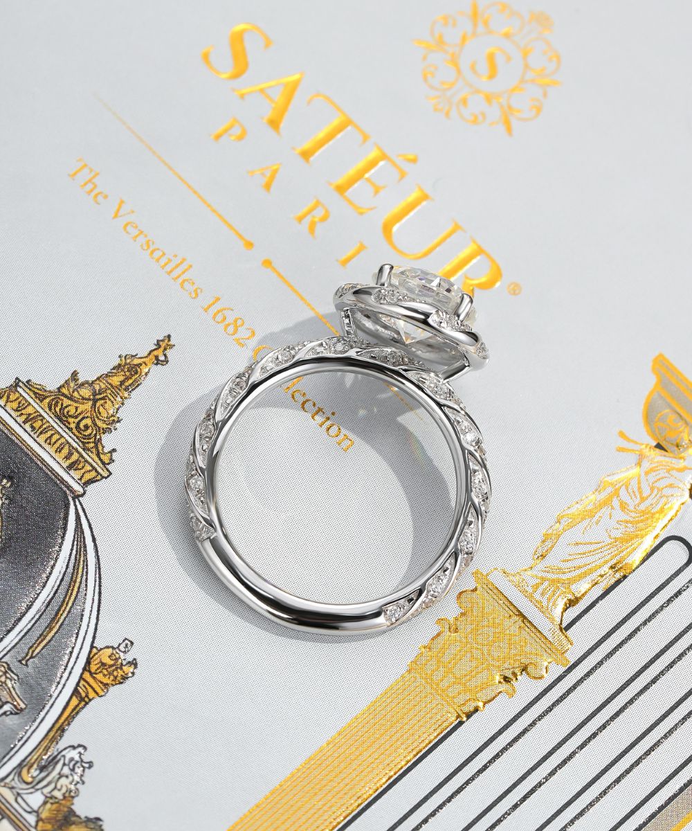 Satéur Palais d’Argent Diamond Ring™, 18K White Gold