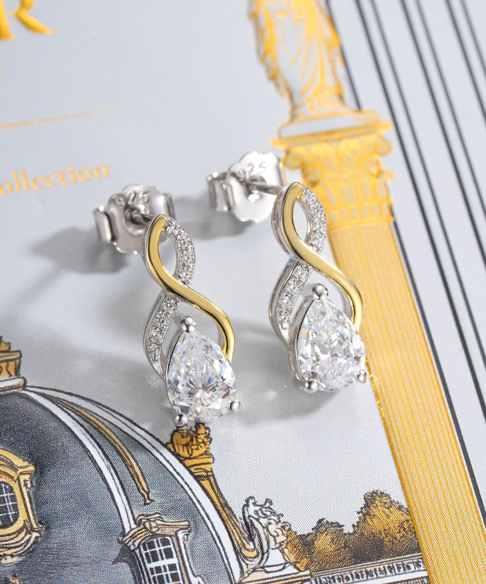 Satéur Trône Royal Diamond Earrings™, 18K White Gold