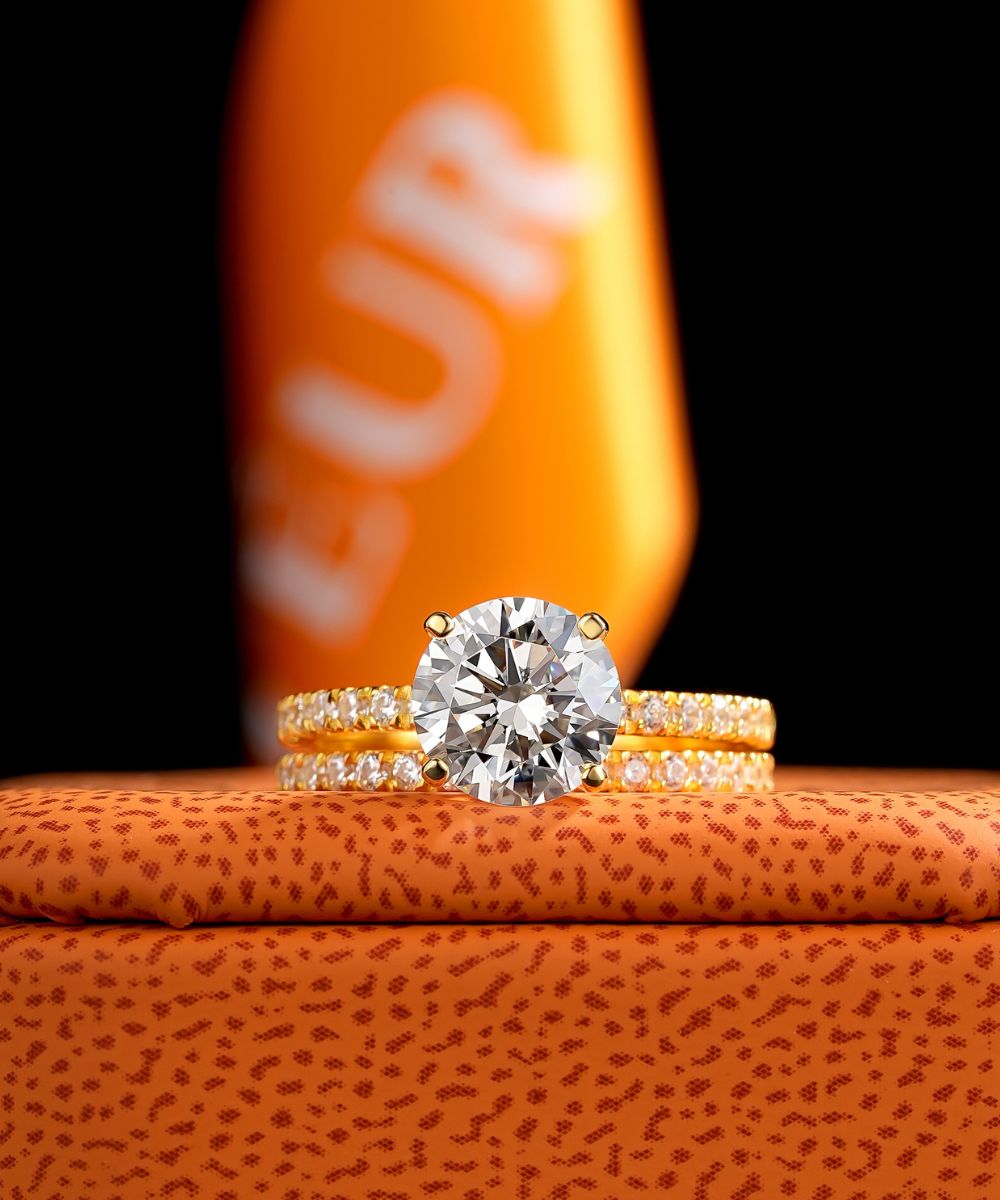 Satéur Ensemble de bagues de mariage en or Aurous Bague™