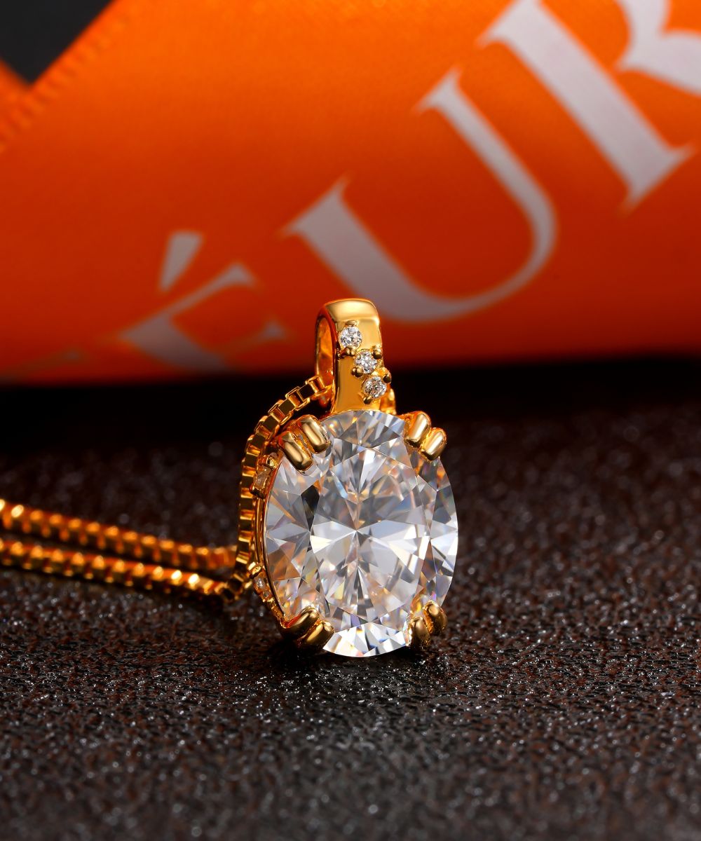 Satéur Galaxie Dorée Diamond Necklace™, 18K Gold