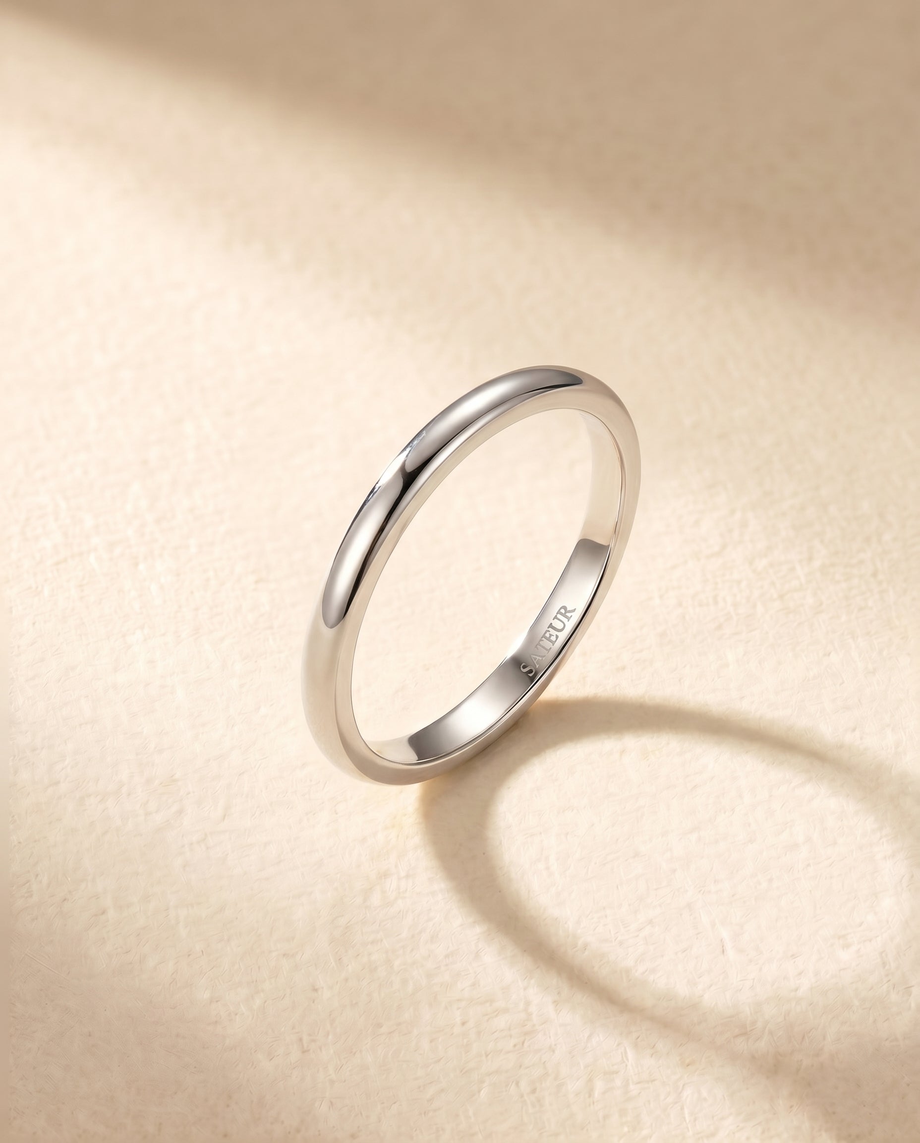 Satéur 1874™ Diamond Collector Bundle™, 18K White Gold, Round Cut