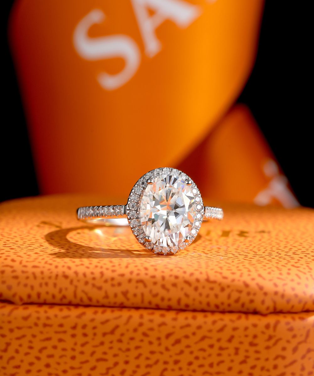 Satéur Éternelle Diamond Ring™, 18K White Gold