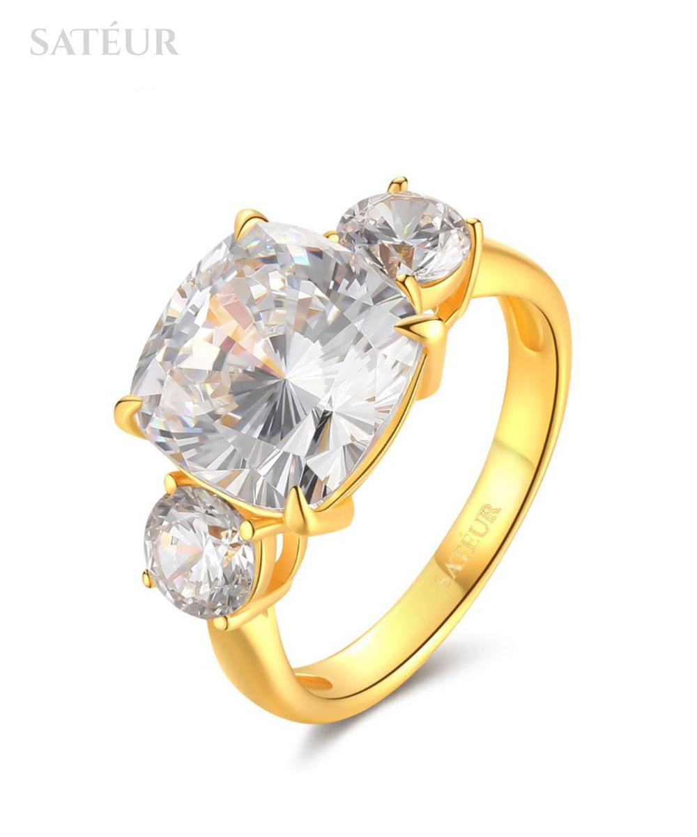 Bague Satéur Renaissance Dorée™