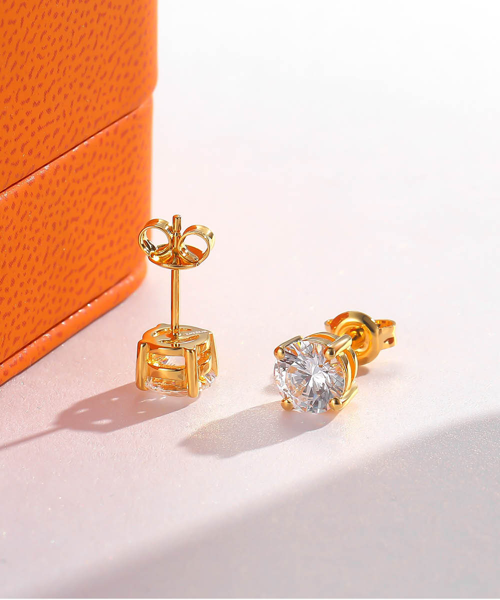 Satéur Exquise Diamond Earrings™, 18K Gold