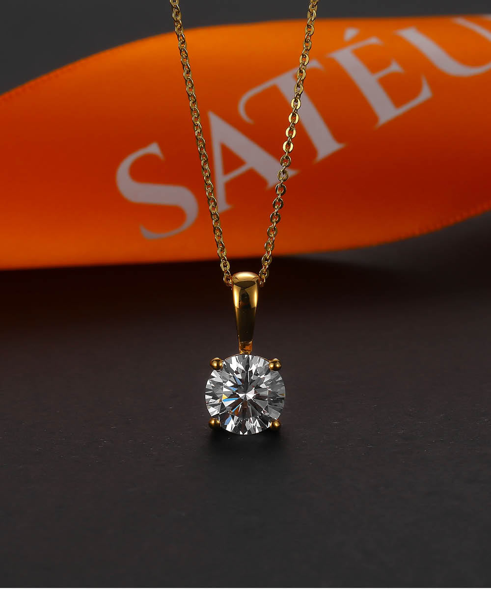 Satéur Elegancia Diamond Necklace™, 18K Gold