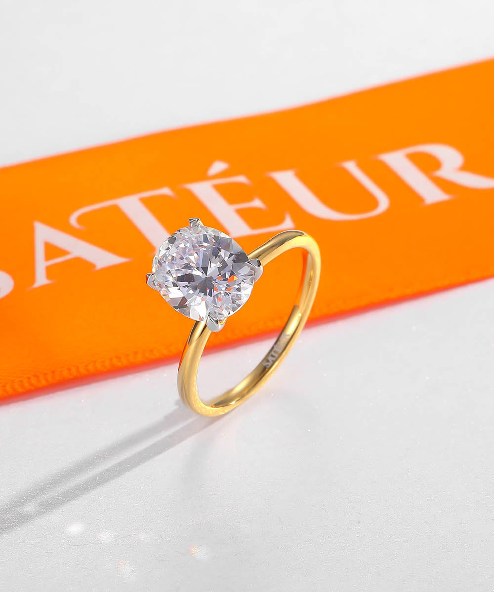 Satéur Aurous Gold Magra Diamond Ring™, 18K Gold
