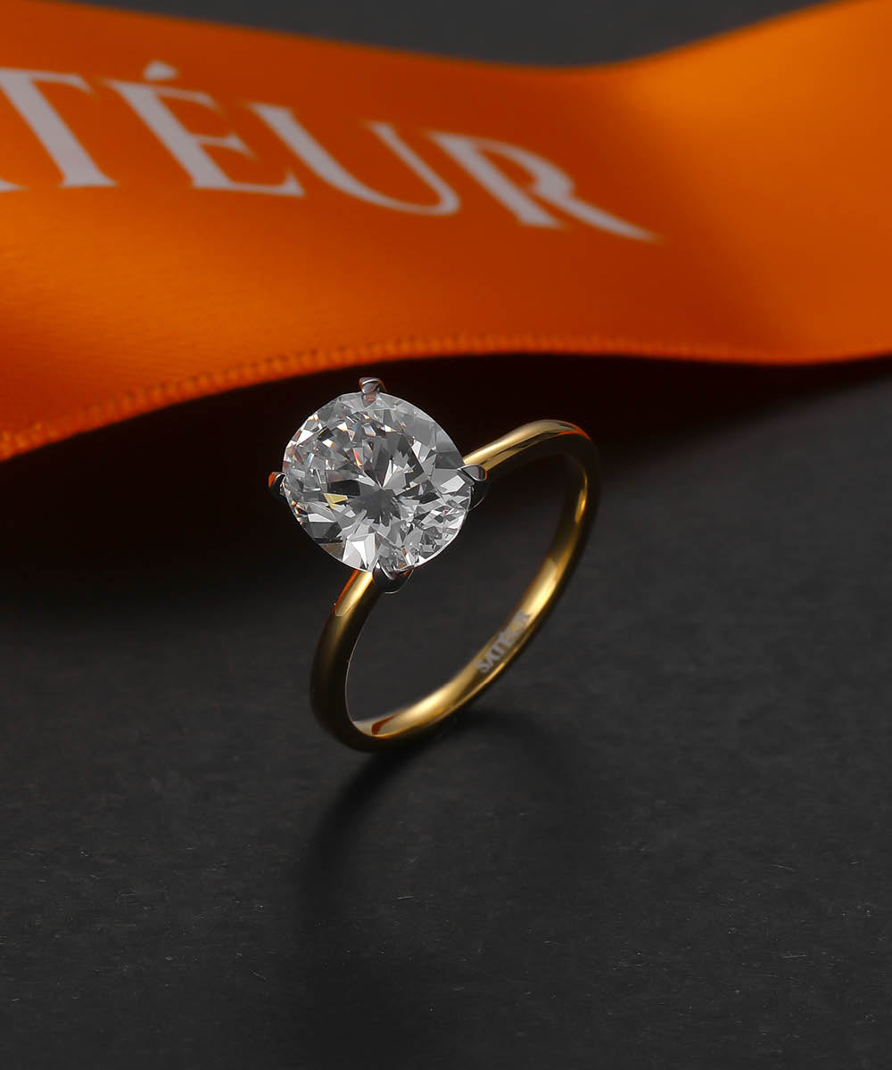 Satéur Aurous Gold Magra Diamond Ring™, 18K Gold