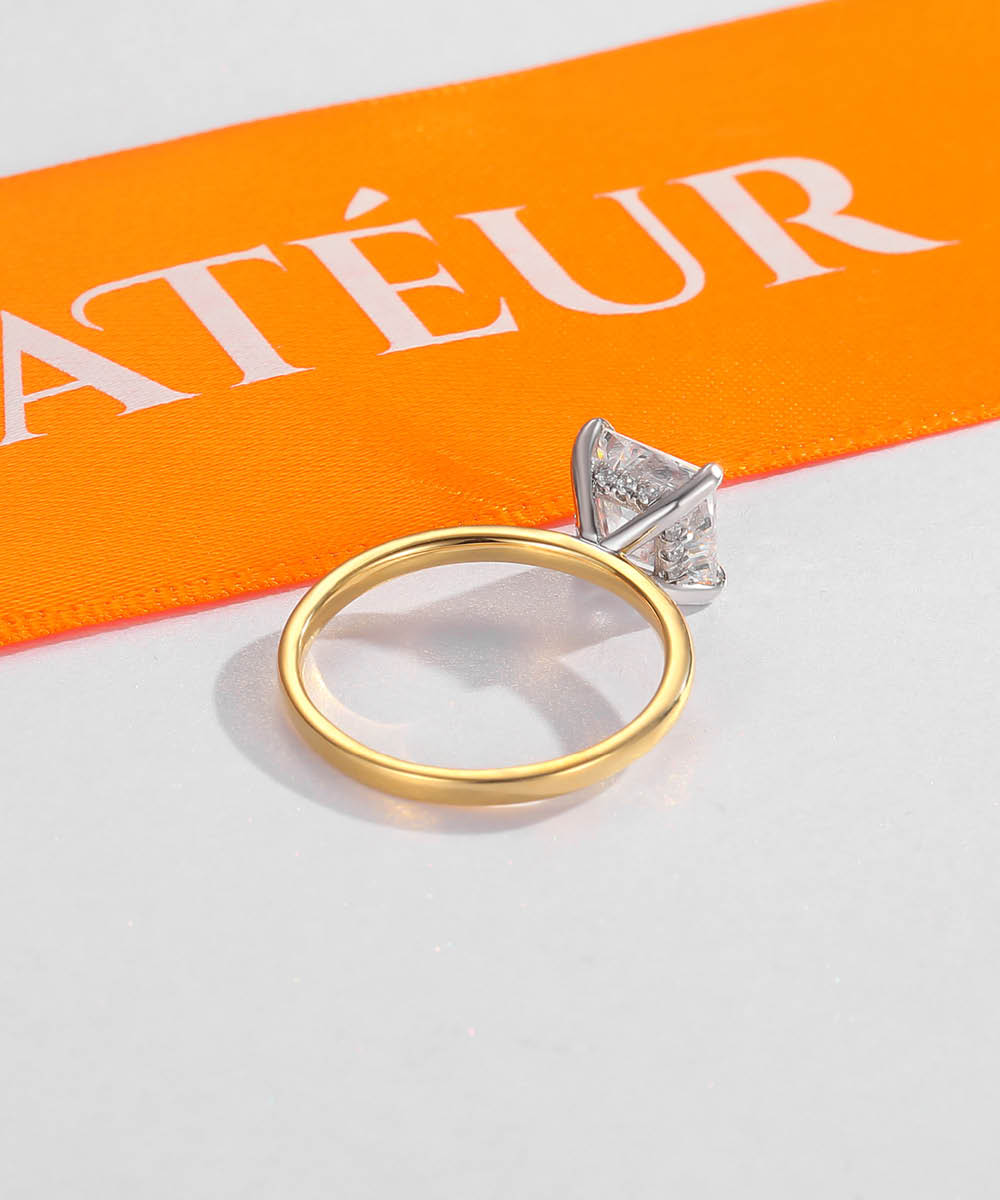 Satéur Aurous Gold Classic Diamond Ring™, 18K Gold