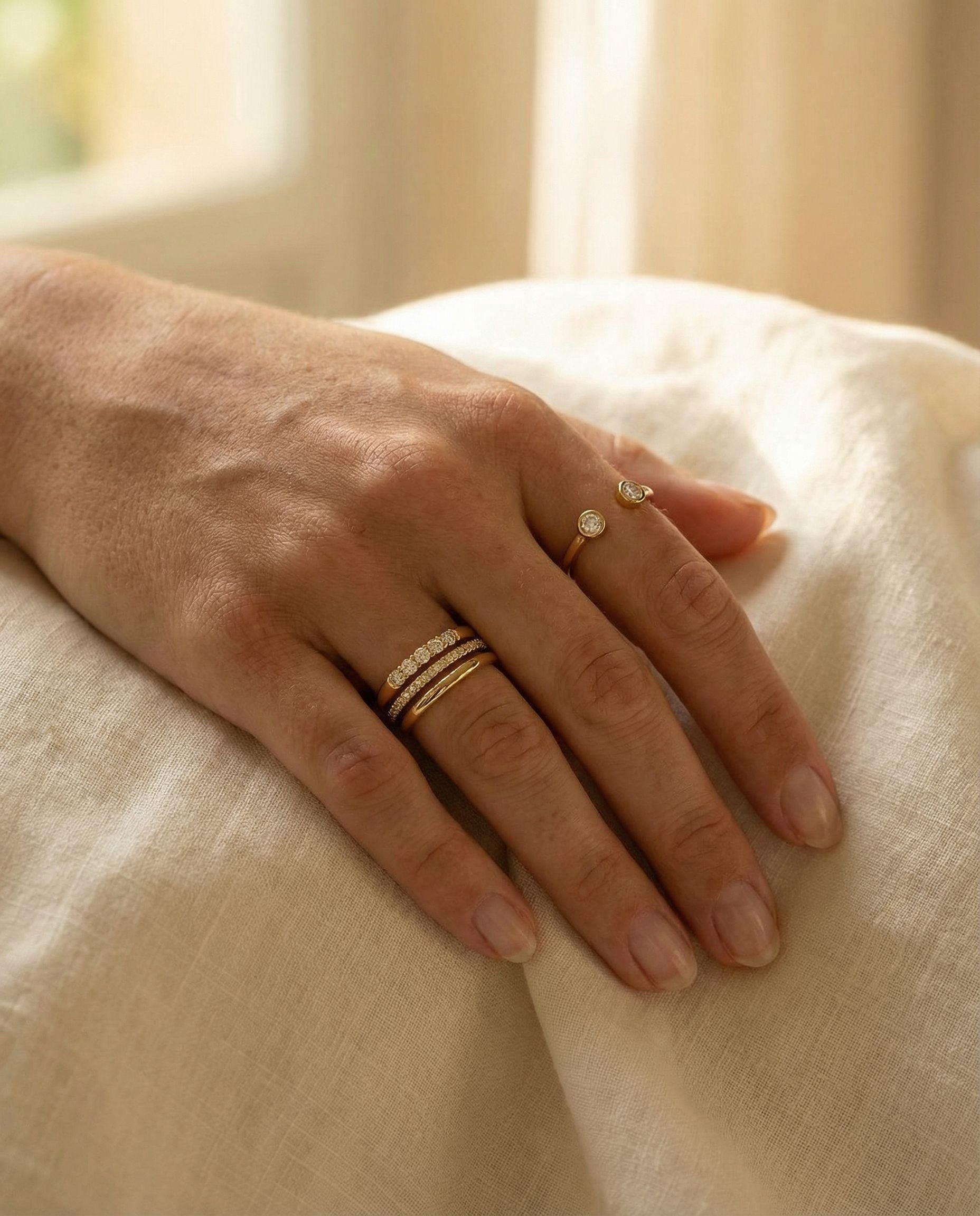 Satéur Allée Diamond Ring™, 10K Solid Gold — image 7