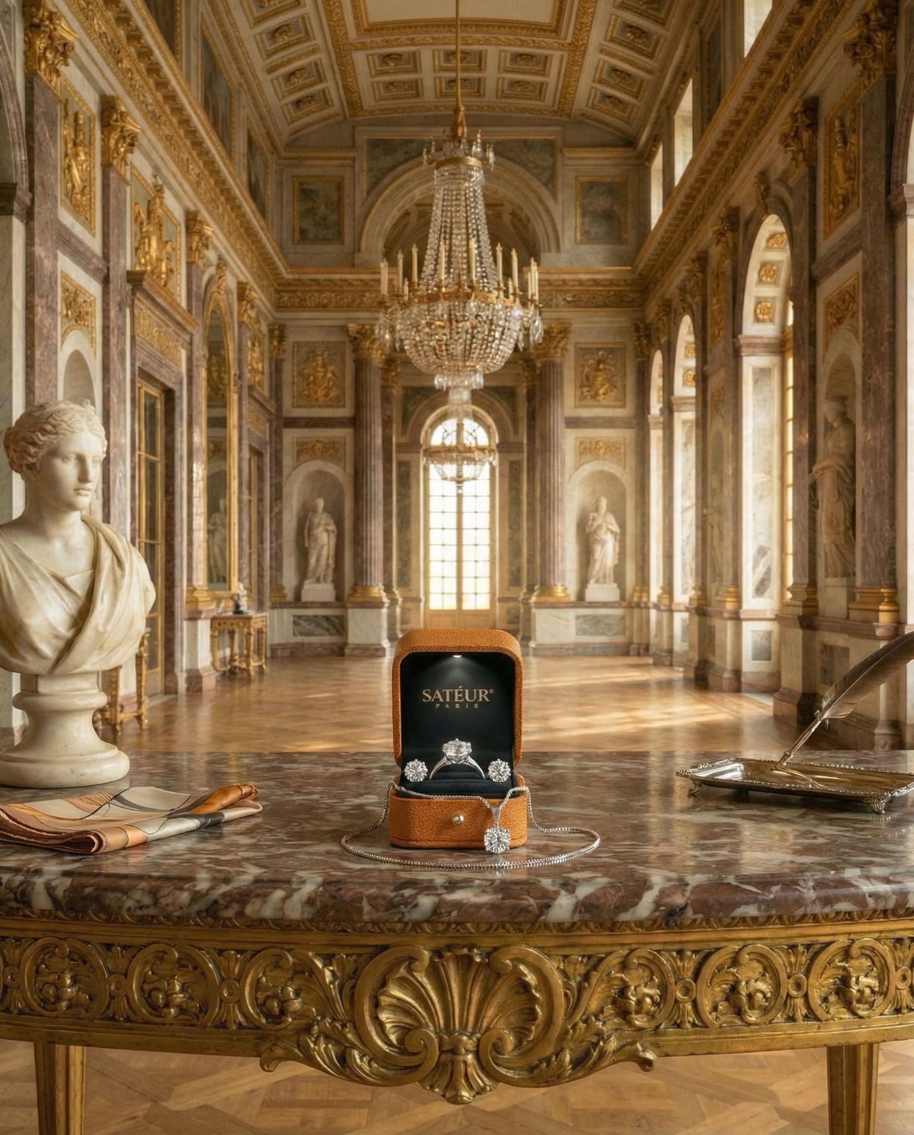 Satéur Destinée Trio in palace hall setting