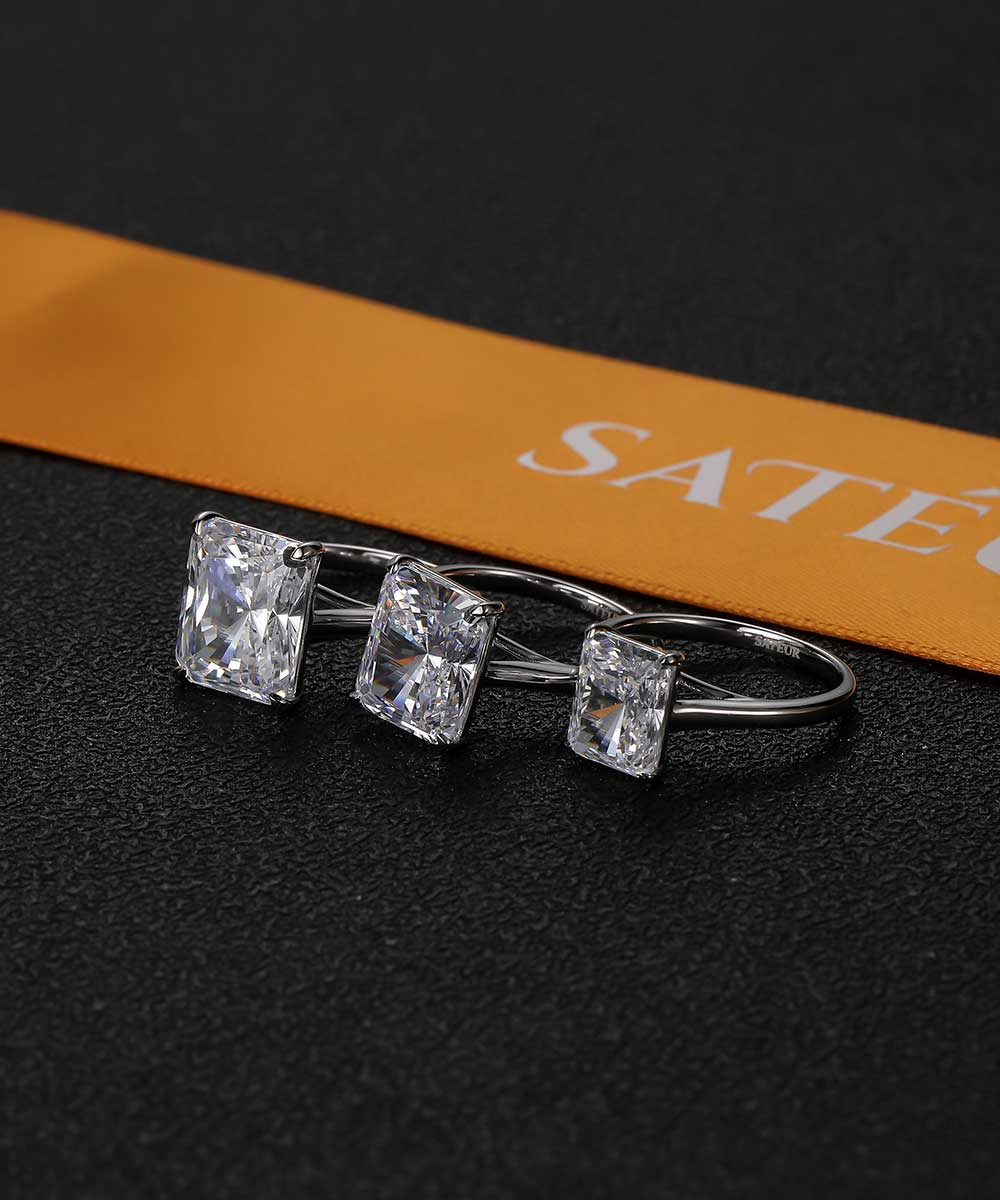 Satéur Étincelle Diamond Ring™, 18K White Gold