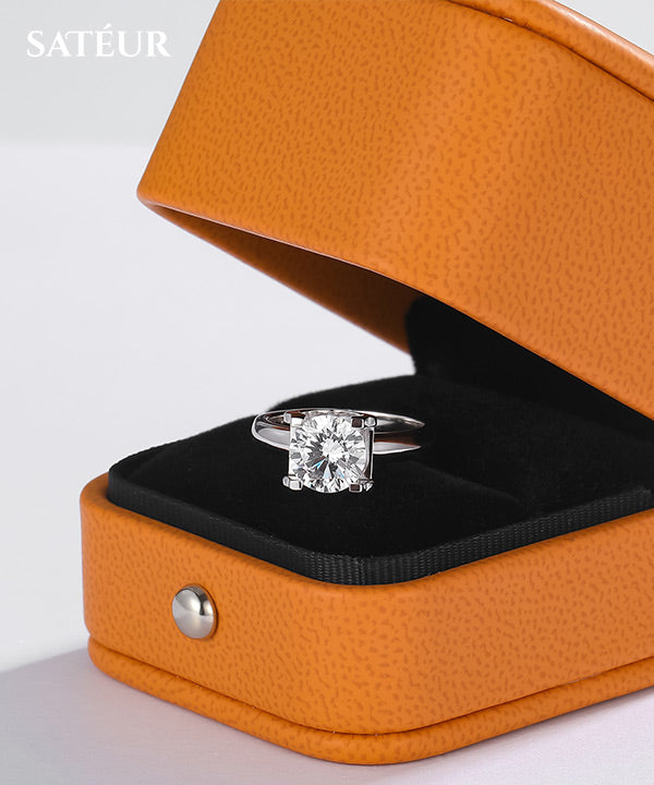 Satéur Vivienne Diamond Ring™, 18K White Gold