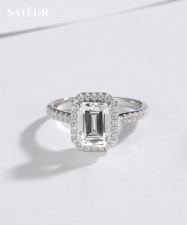 Satéur 1926 Attelée Diamond Ring™, 18K White Gold