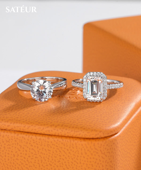 Satéur 1926 Attelée Diamond Ring™, 18K White Gold