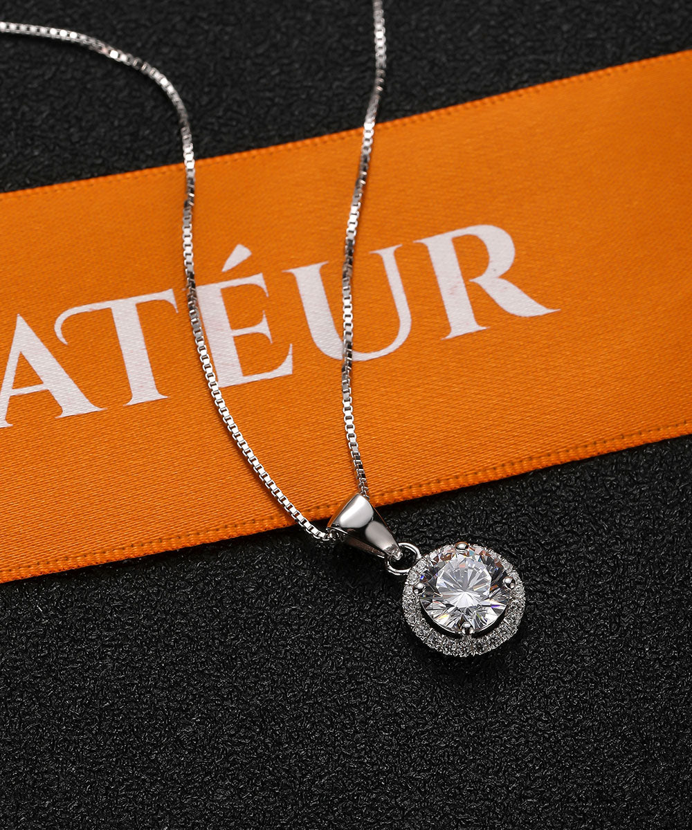 Satéur L'Eclat Diamond Necklace™, 18K White Gold