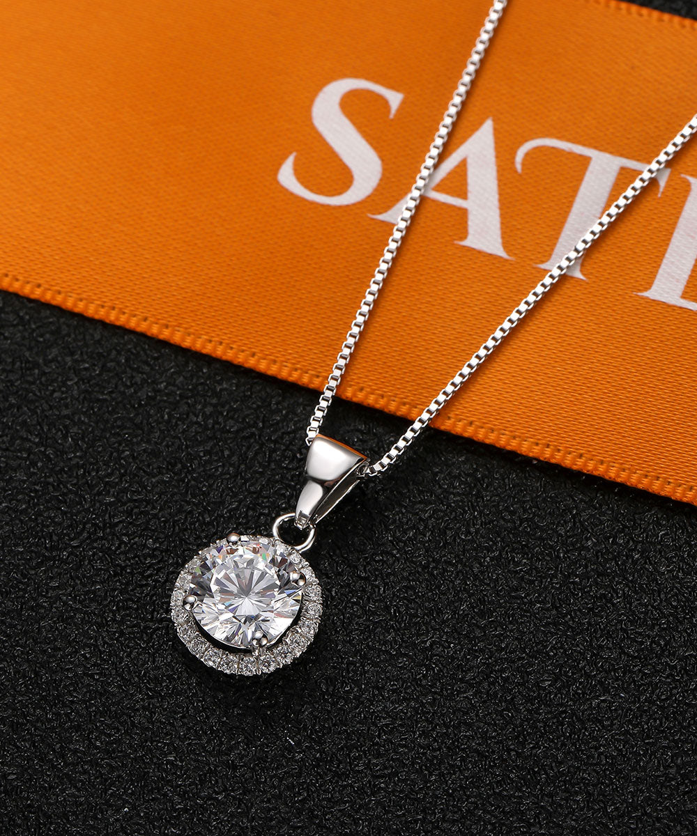 Satéur L'Eclat Diamond Necklace™, 18K White Gold