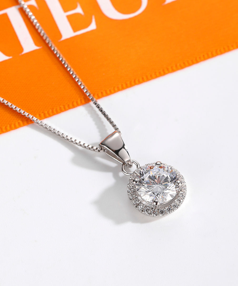 Satéur L'Eclat Diamond Necklace™, 18K White Gold