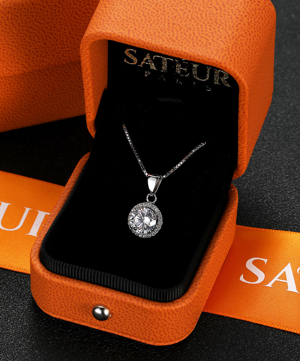 Satéur L'Eclat Diamond Necklace™, 18K White Gold