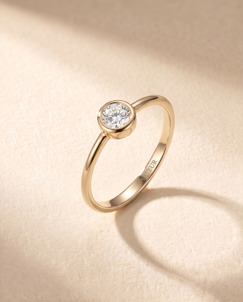 Satéur Origine Diamond Ring™, 14K Solid Gold