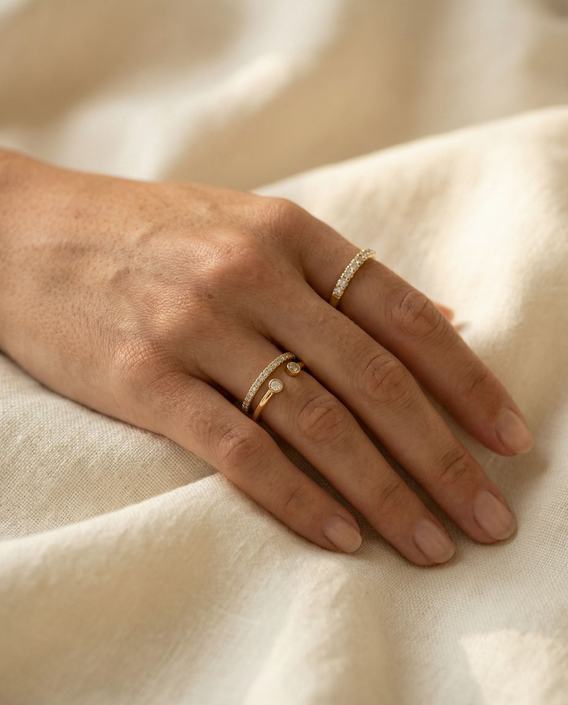 Satéur Passage Diamond Ring™, 10K Solid Gold — image 7