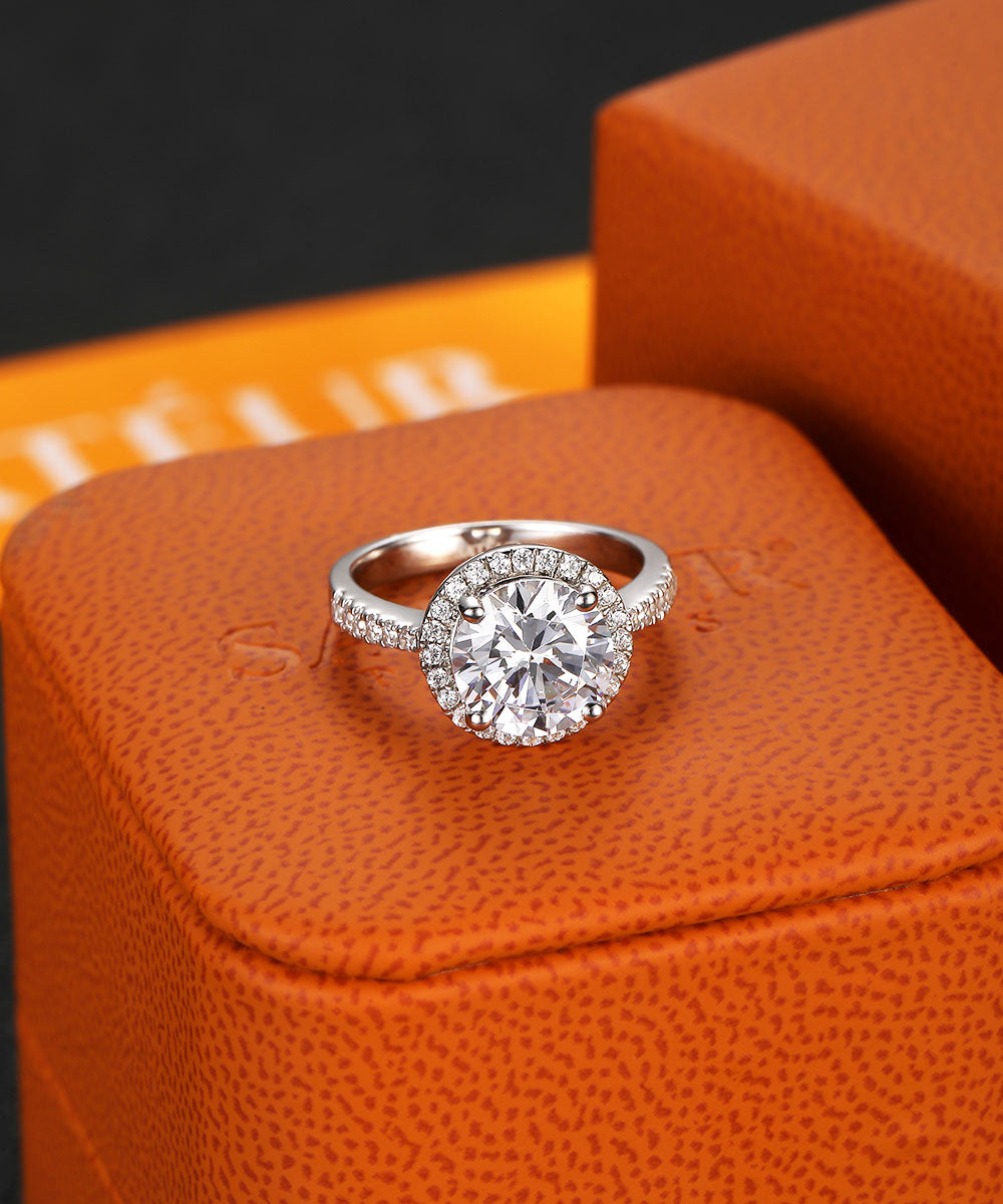 Satéur L'Eclat Diamond Ring™, 18K White Gold