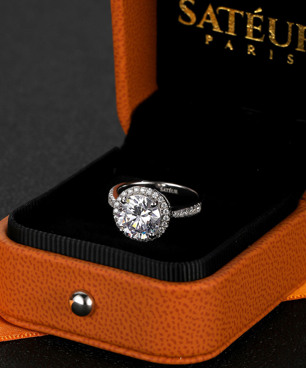 Satéur L'Eclat Diamond Ring™, 18K White Gold