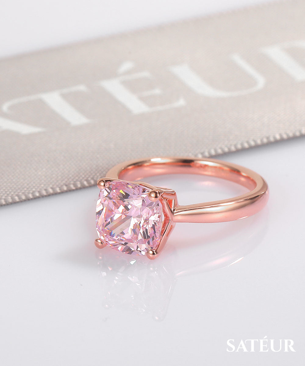 Satéur Rosé Roi Destinée Diamond Ring™, 18K Rose Gold