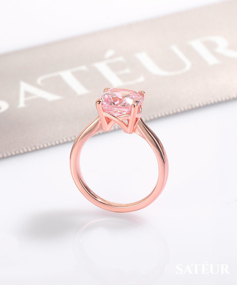 Satéur Rosé Roi Destinée Diamond Ring™, 18K Rose Gold