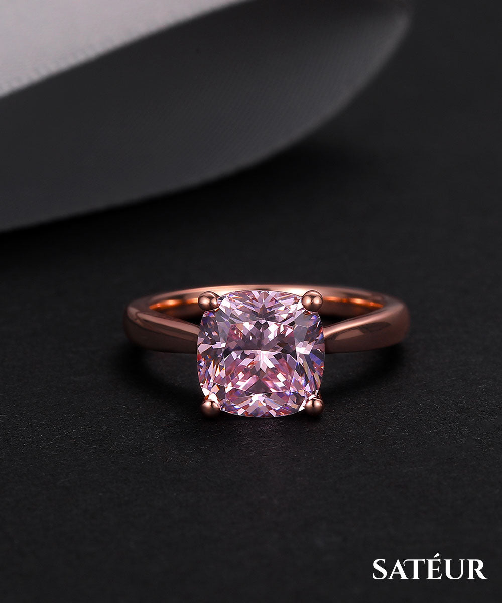 Satéur Rosé Roi Destinée Diamond Ring™, 18K Rose Gold