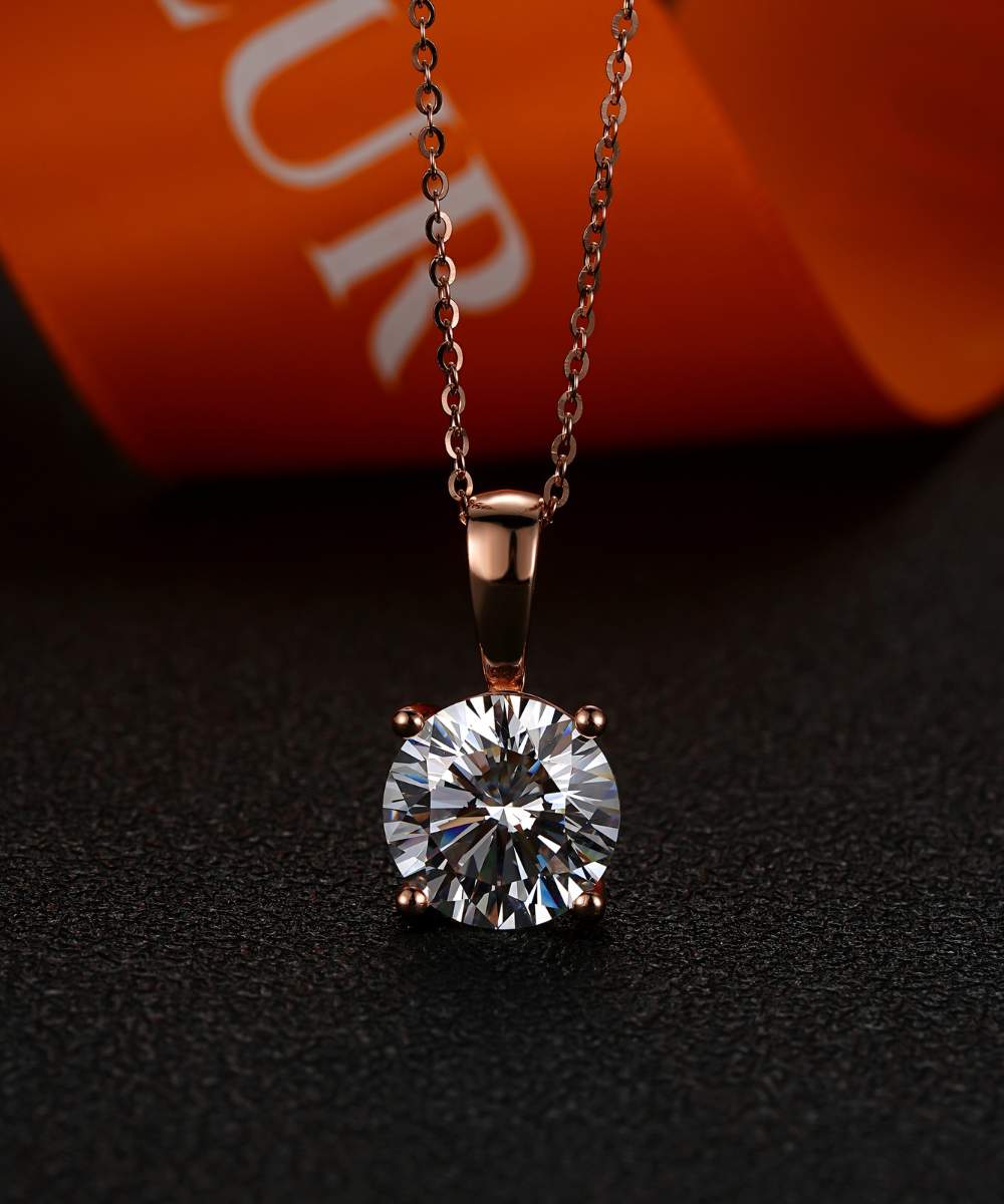 Satéur Rosé Destinée Diamond Necklace™, 18K Rose Gold